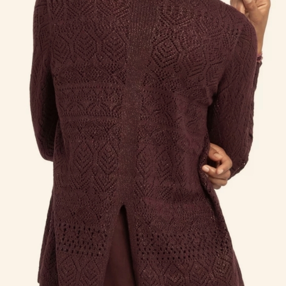 Large Nic+ Zoe v-neck breathable sweater - Picture 4 of 7